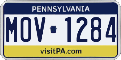 PA license plate MOV1284