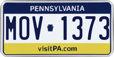 PA license plate MOV1373