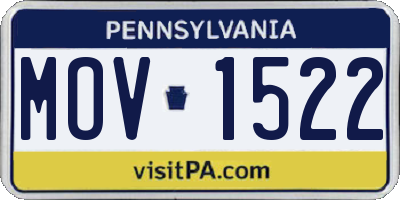 PA license plate MOV1522