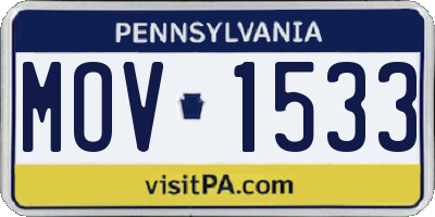 PA license plate MOV1533