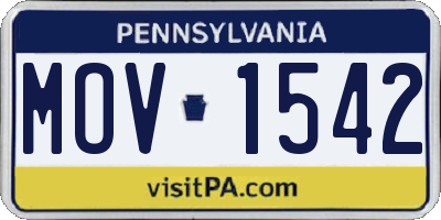 PA license plate MOV1542