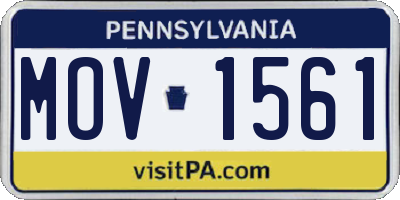 PA license plate MOV1561