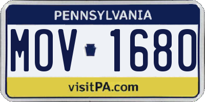 PA license plate MOV1680