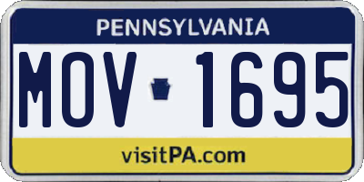 PA license plate MOV1695