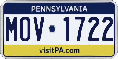 PA license plate MOV1722