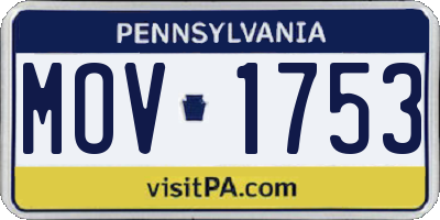 PA license plate MOV1753