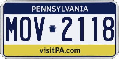PA license plate MOV2118