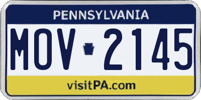 PA license plate MOV2145