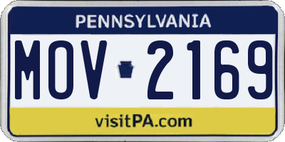 PA license plate MOV2169