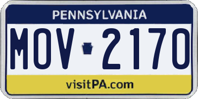 PA license plate MOV2170