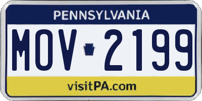 PA license plate MOV2199