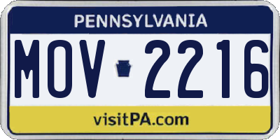 PA license plate MOV2216