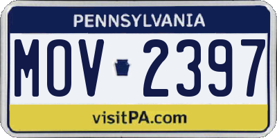 PA license plate MOV2397