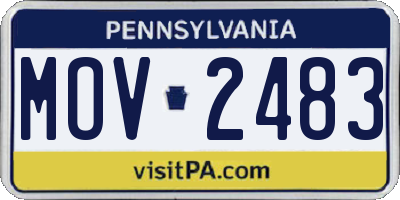 PA license plate MOV2483