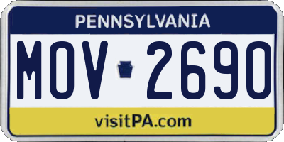 PA license plate MOV2690