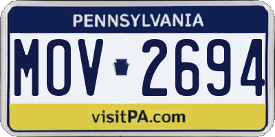 PA license plate MOV2694