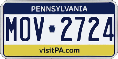 PA license plate MOV2724