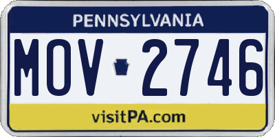 PA license plate MOV2746