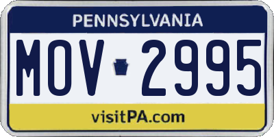 PA license plate MOV2995