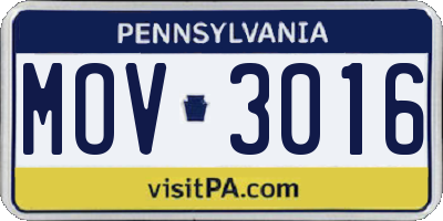 PA license plate MOV3016