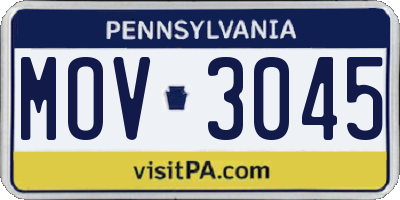 PA license plate MOV3045