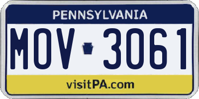 PA license plate MOV3061