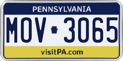 PA license plate MOV3065
