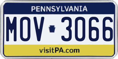PA license plate MOV3066