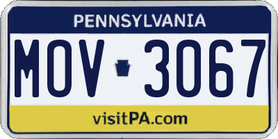 PA license plate MOV3067