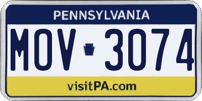 PA license plate MOV3074