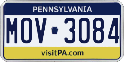 PA license plate MOV3084