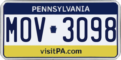 PA license plate MOV3098