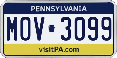 PA license plate MOV3099
