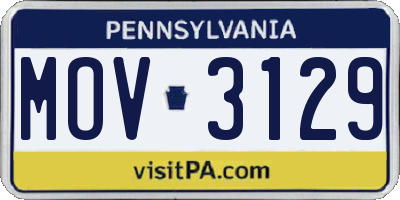 PA license plate MOV3129