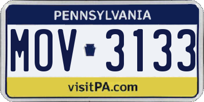 PA license plate MOV3133
