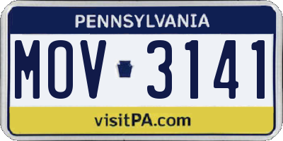 PA license plate MOV3141
