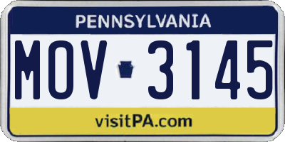 PA license plate MOV3145