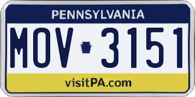 PA license plate MOV3151
