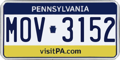 PA license plate MOV3152