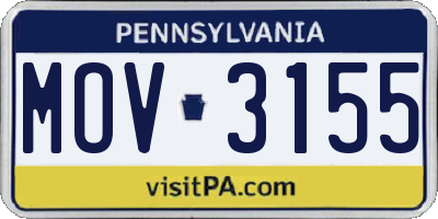 PA license plate MOV3155