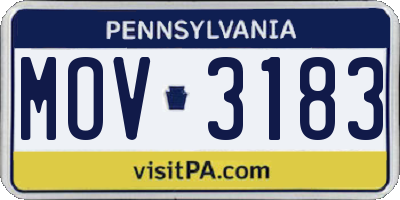 PA license plate MOV3183