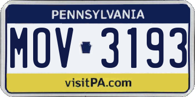 PA license plate MOV3193