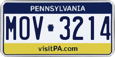PA license plate MOV3214