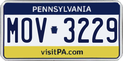 PA license plate MOV3229