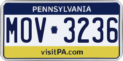 PA license plate MOV3236