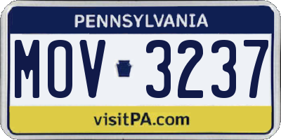 PA license plate MOV3237