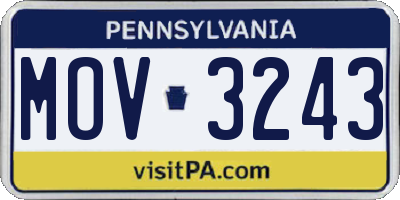 PA license plate MOV3243