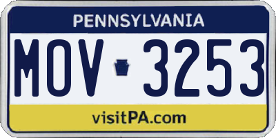 PA license plate MOV3253