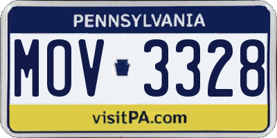 PA license plate MOV3328