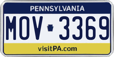 PA license plate MOV3369